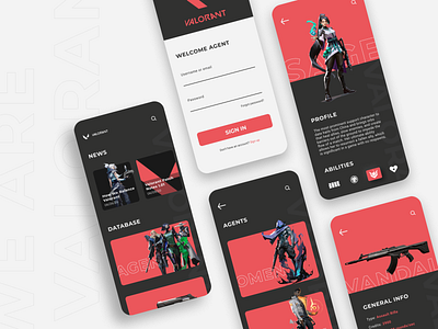 Valorant App Concept