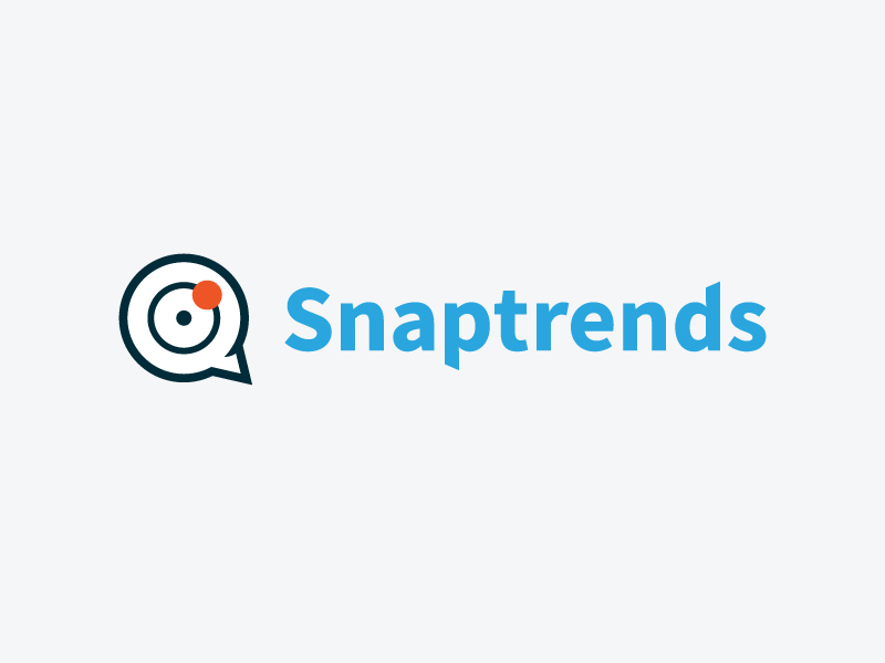 Snaptrends Logo brand branding design gif identity logo snaptrends type typography wowsujina