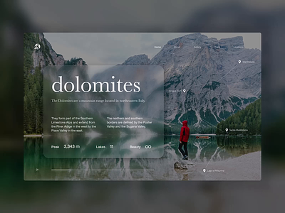 Travel Agency Rebound - Dolomites agency dolomites interaction interaction design landscape rebound travel travel agency ui ui design ux ux design web website website design