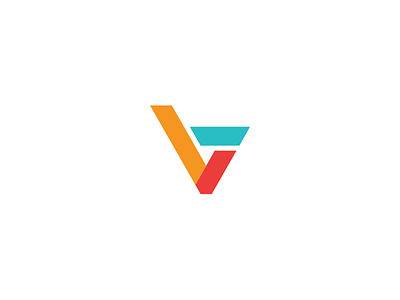Identity : Verified Business branding business identity logo modern orange red rigid teal trademark verified