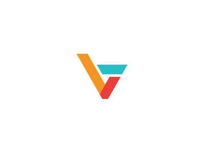 Identity : Verified Business branding business identity logo modern orange red rigid teal trademark verified