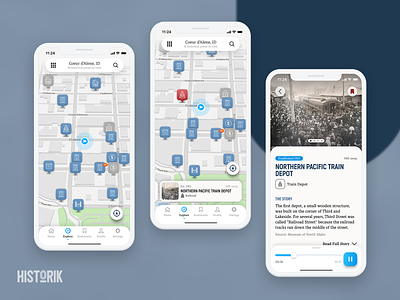 Historik App - Explore Map to History Card