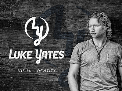 IDENTITY: Luke Yates Music blue branding cda country country music identity luke luke yates music spokane visual identity yates