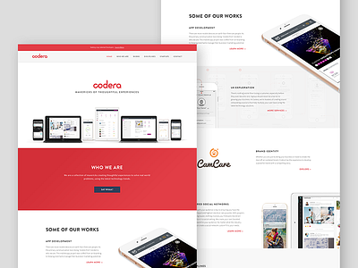 MadebyCodera: Homepage Redesign dashboard home page interface madebycodera mlm mobile page project work responsive ui ux website