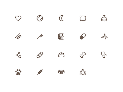 CamCare: Pet-Care Icon Set app icons camcare icon icon set pet pet care pets
