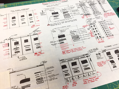 AquaBuildr Kiosk Wireframe Sketch blocking interface kiosk rough sketch ui user experience ux wireframe wireframes