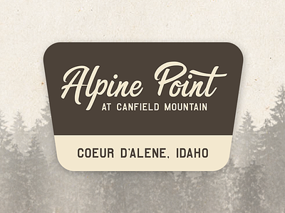 Alpine Point alpine development house housing monument mountain park point sign state sub division