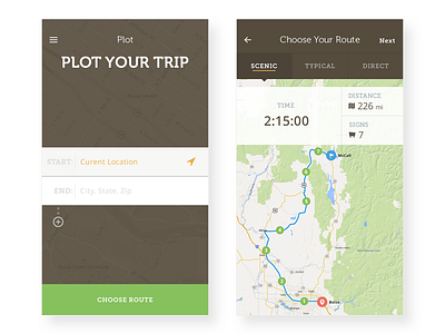 Scenic Viewer - Plot Your Trip crooz media drive gps history map plot route scenic scenic viewer travel trip