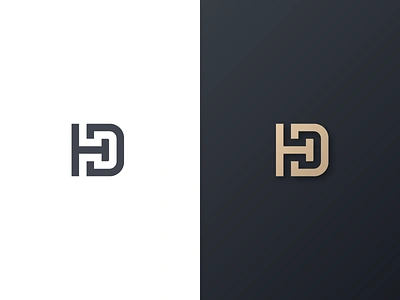 HD Law Firm - Rebound attorney hd identity law firm logo mark negative space rebound