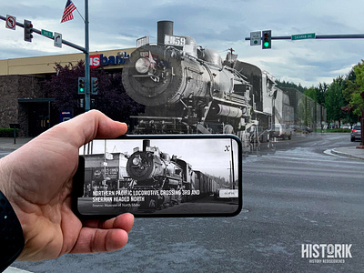 Historik - Hidden History Feature app augmented reality behistorik hidden history historic histork history mobile overlay train