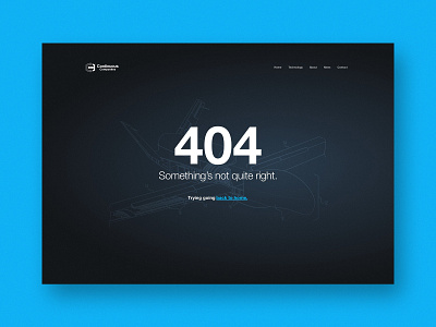Continuous Composites Website - 404 Page