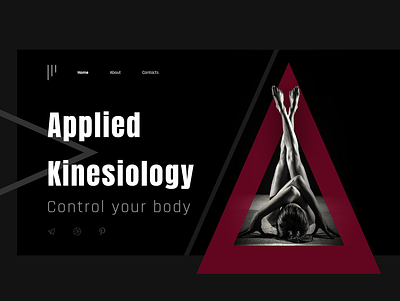 Applied Kinesiology design photoshop ui ui design ui ux uiux uiux designer uiuxdesign user interface ux ux design web web design webdesign