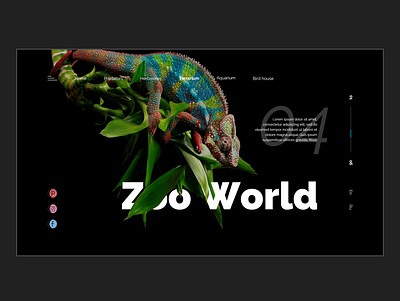 Zoo World design desktop photoshop ui ui ux design ui design ui ux uidesign uiux uiux design uiuxdesign ux ux design web web design webdesign zoo