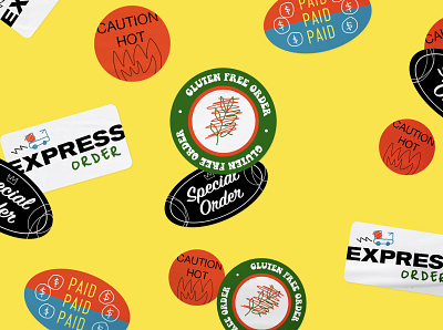 The Good Brothers Pizza Stickers delivery sticker design graphicdesign pizza pizzeria restaurant sticker sticker
