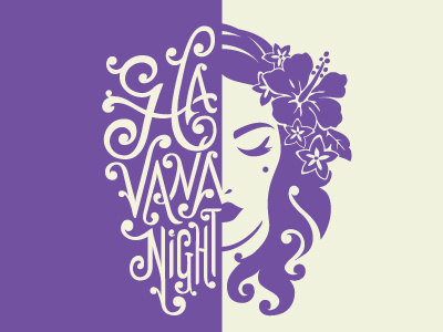Havana Night art beer branding can craft gose handletter havana night packaging purple