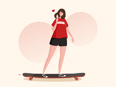 Longboard Girl girl longboard skateboard