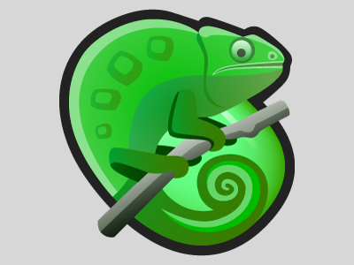 Chameleon chameleon icon