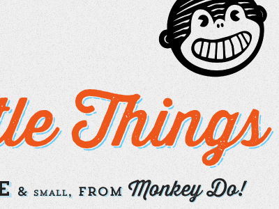 Little Things layout typography website