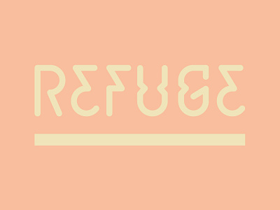 Refuge Type church lines logo refuge type