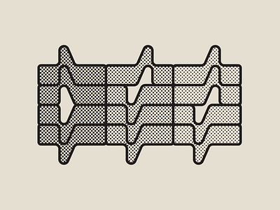 Sectional gradient shape texture