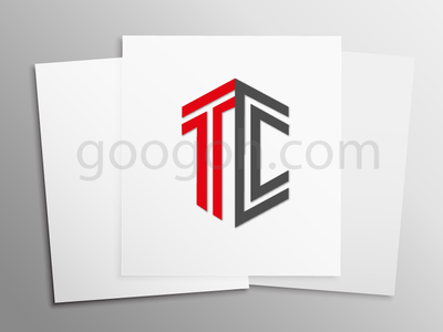 TC Typography Monogram branding design logo typography