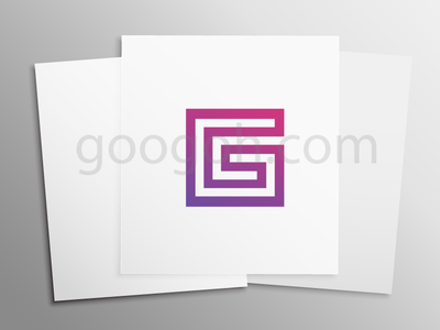 G Monogram Typography branding design logo typography