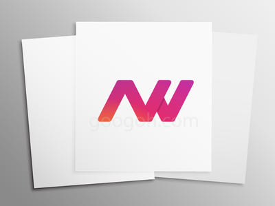 NW Typography branding design logo typography