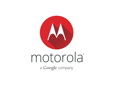 Google's Motorola Logo Facelift classic logo corporate facelift google logo long shadow motorola redesign