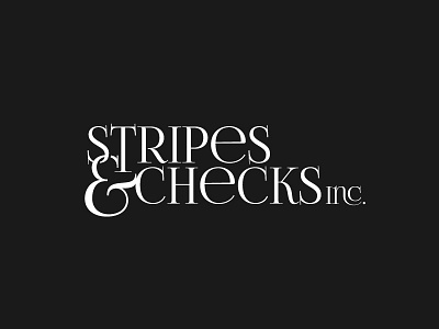 Strips & Check Inc. branding brandmark identity logos typo typography