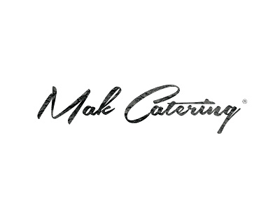 Mak Catering Branding branding catering logo typography