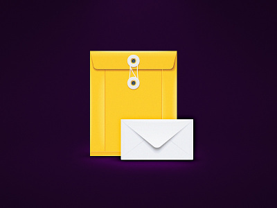Envelopes icons illustration