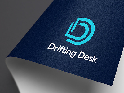 Logomark for Drifting Desk brand identity branding brandmark design desk letter d logo logo mark monogram