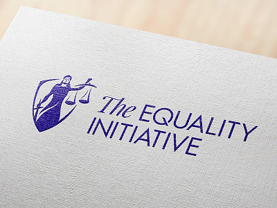 The Equality Initiative branding justice lady law legal logo logotype non profit