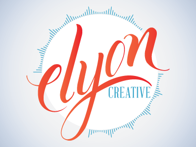 Elyon Creative branding calligraphy custom hand writing identity lettering logo typography