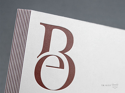 Monogram - D.E.B b branding d e icon identity letter letterpress logo monogram symbol