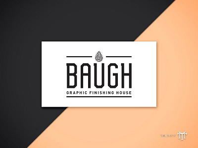 Baugh Logo company fingerprint identity ink letter logo logotype mark print symbol thumbprint