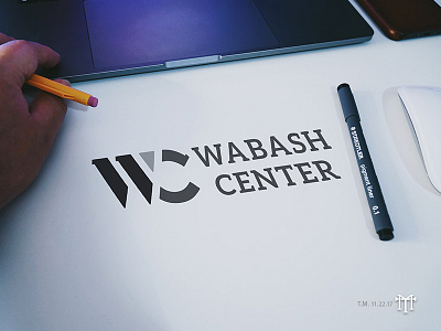 Wabash Center Logo brand brand identity branding c greyscale icon logo logo mark logo type symbols w word mark