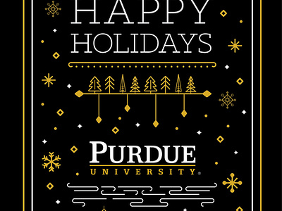 Holiday Card - Purdue University