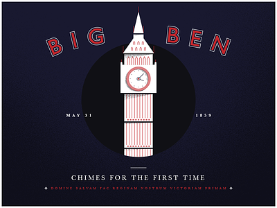 Today in History: May 31st baskerville big ben britton gill sans illustration london may 31st typography