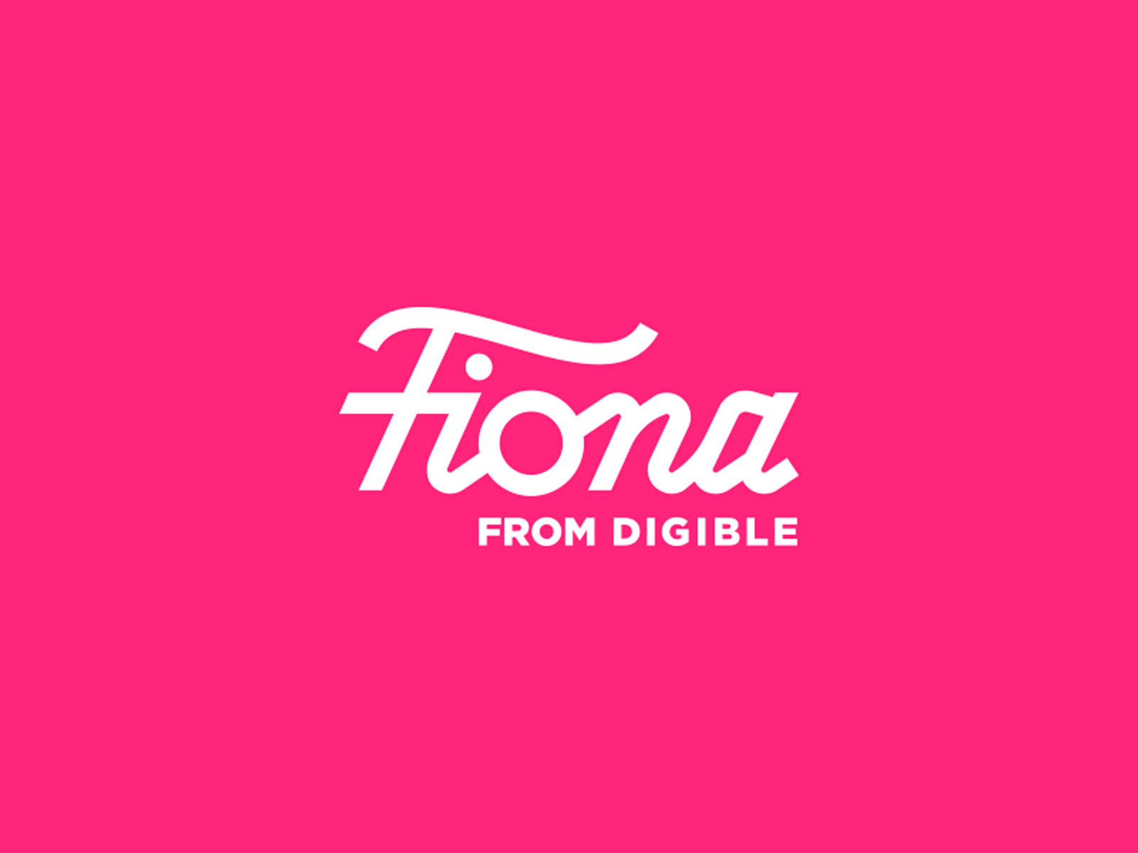 Fiona Logotype by Tyler Kruger for Emerson Stone on Dribbble