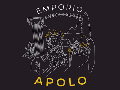 Apolo Emporium adobe branding bread design emporium food illustration logo