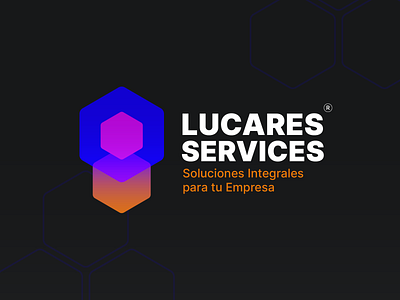 Lucares Services adobe branding design gradient gradient logo illustrator logo logo design vector