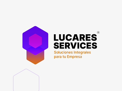 Lucares Services adobe branding design gradient gradient logo illustration illustrator logo vector