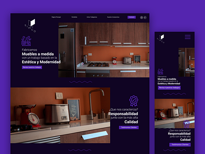 Simco / Kitchen WebPage / Homepage adobe figma homepage ui ux vector web web design webdesign website