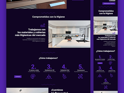 Simco / Kitchen WebPage / adobe branding figma figmadesign illustrator web web design webdesign website