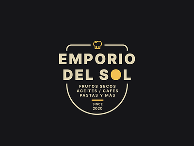 Emporio del Sol Logo adobe branding design emporium food illustrator logo vector
