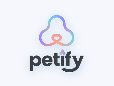 Pet care startup Logo adobe branding design figma figmadesign illustration illustrator logo ui vector