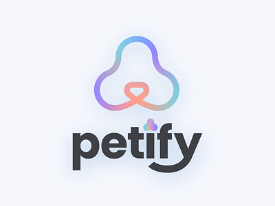 Pet care startup Logo