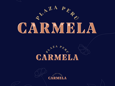 Local Bar "Carmela"s Logo adobe branding design figma figmadesign illustration illustrator logo ui vector