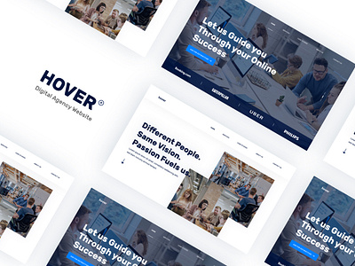 Hover - Digital Agency Website